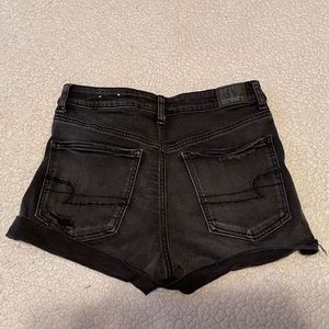 American Eagle high rise ripped Jean shorts